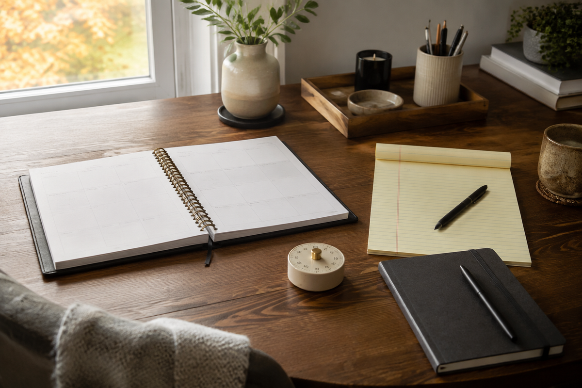 Reset Your Week in 20 Minutes: An Early-October Desk Plan
