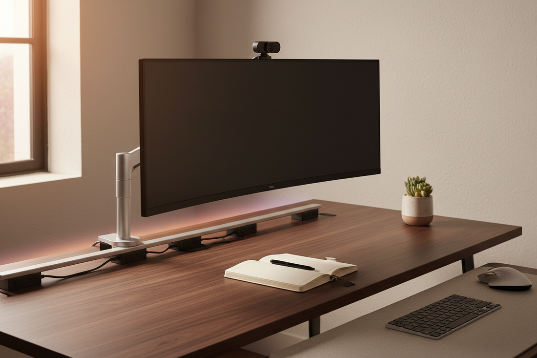 Make a Hybrid Meeting Desk Feel Ready Before the Call Starts