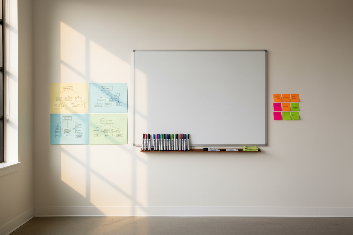 Prepare a Small Workshop Wall Before the Ideas Arrive