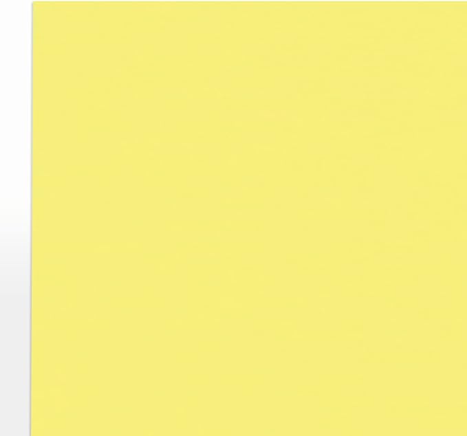 LUXPaper 8.5" x 11" Paper | Letter Size | Pastel Canary Yellow | 60lb. Text | - Image 8