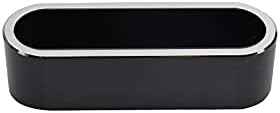 Metal Desktop Card Holder for Desk Stylish Aluminum Alloy Business Card Display Stand for Men Office Black 1 Pack