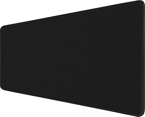 Large Gaming Mouse Pad, XXL Extended Keyboard Mouse Mat with Stitched Edges