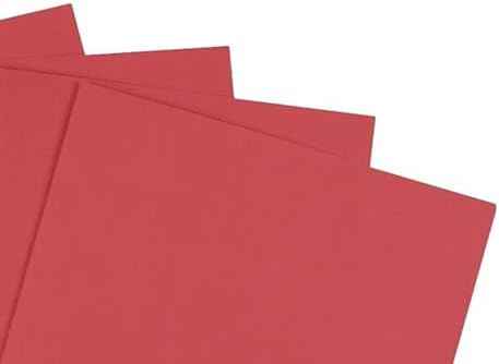 Staples Brights Multipurpose Paper, 8.5x11 Inch, Red, 20 lb., 500/Ream