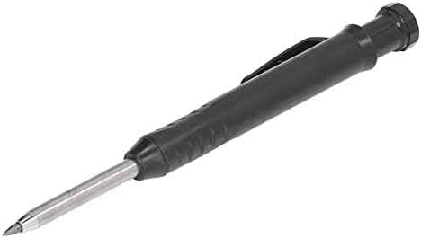 Carpenter Pencils, Construction Pencil with Marker Refills and 2.8mm Carbide Scriber Tool Woodworking Marking Pen Carpenter Pencil for Construction (Three color refills)