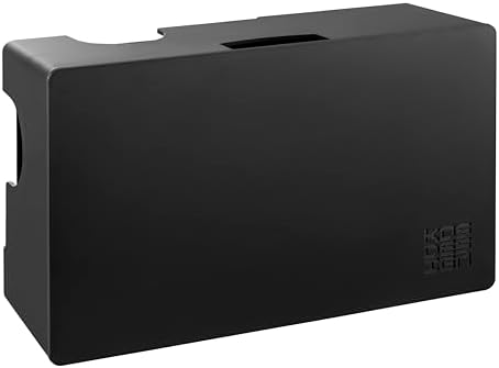 Cable Management Box ABS 12.6x7.9x4.5in, Black, Mounting Kit Included