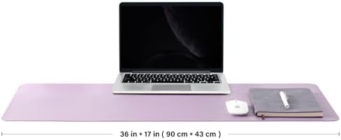 Cork Purple Desk Mat - Dual-Sided Desk Pad for Office and Home - Desk