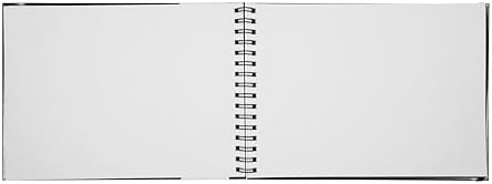 Creo Crafts 9" x 12" SketchO Sketchbook_Top Spiral Wire-O Bound_128 Pages (64 Sheets) 140gsm | Landscape Hardcover, Acid-Free Natural Shade Paper for Artists, Students & Travel Sketching
