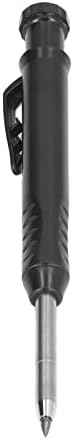 Carpenter Pencils, Construction Pencil with Marker Refills and 2.8mm Carbide Scriber Tool Woodworking Marking Pen Carpenter Pencil for Construction (Three color refills)