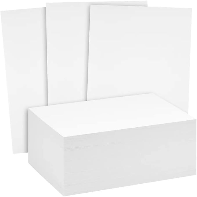 Reskid 100 Pack of 4x6 Thick Heavyweight Index Cards on 110lb Card Stock - Image 6