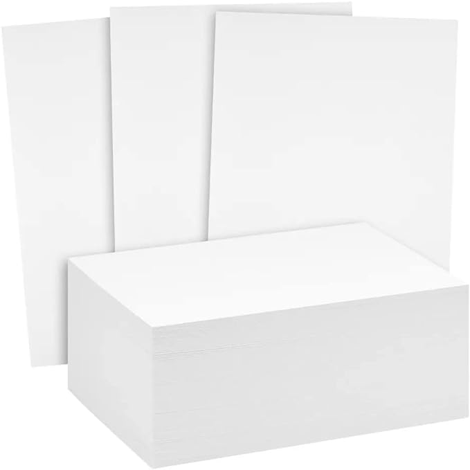 Reskid White Cardstock Thick Paper by Unknown