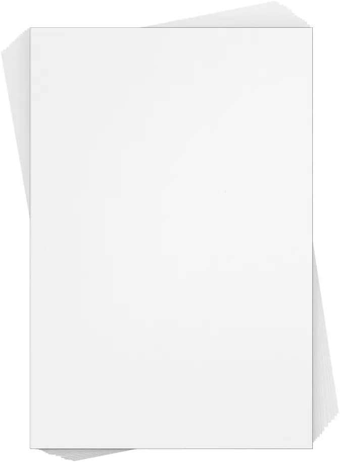 Reskid 100 Pack of White Cardstock - Image 9