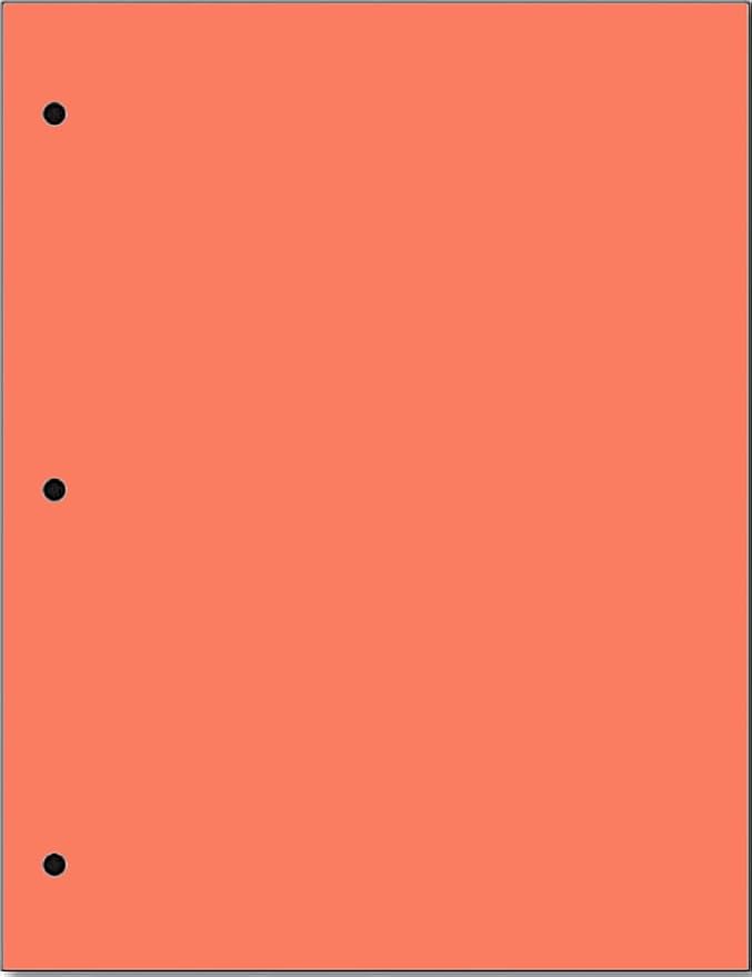 Copy And Printing Color Paper, 20 Lb. 3 Hole Punch 500 Sheets Per Ream. by Limited+Papers