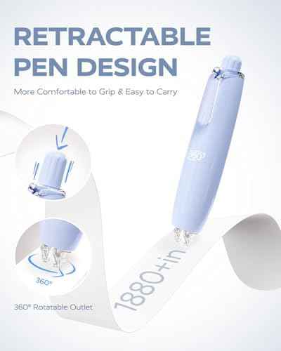Four Candies Refillable Correction Tape, 4PCS White Tape with 4 Refills