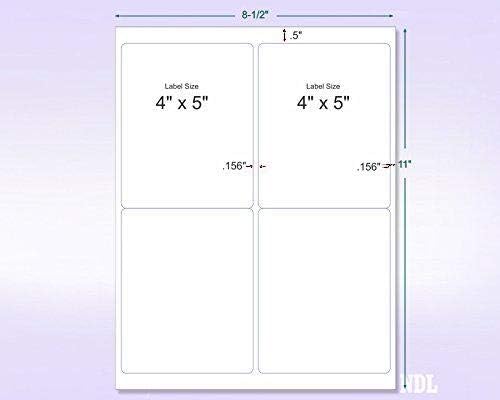 NextDayLabels - 8-1/2 x 11" Neon Color High Light Fluorescent Labels - Image 2