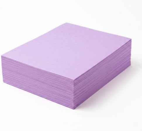 Colored Copy Printing And Writing Paper, 20 pound (75 GSM) 8.5" X 11", Letter Size, 500 Sheets Per Ream. (Lavender/orchid)
