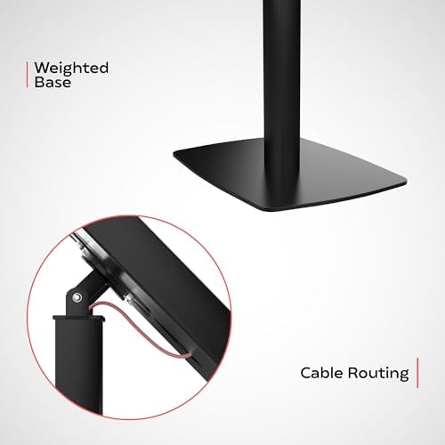 Thin Floor Stand - CTA Tall Standing 360 Degree Kiosk Display Tablet Holder - Charger Access & Lock - for iPad Pro 13-inch (M4), iPad Pro 12.9-inch, iPad Air 13-Inch (M3 / M2)