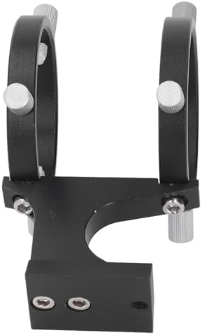 Telescope Finder Scope Mount, Adjustable Bracket with Fixing Ring and 1/4 Inch Screw for Astronomical Telescopes