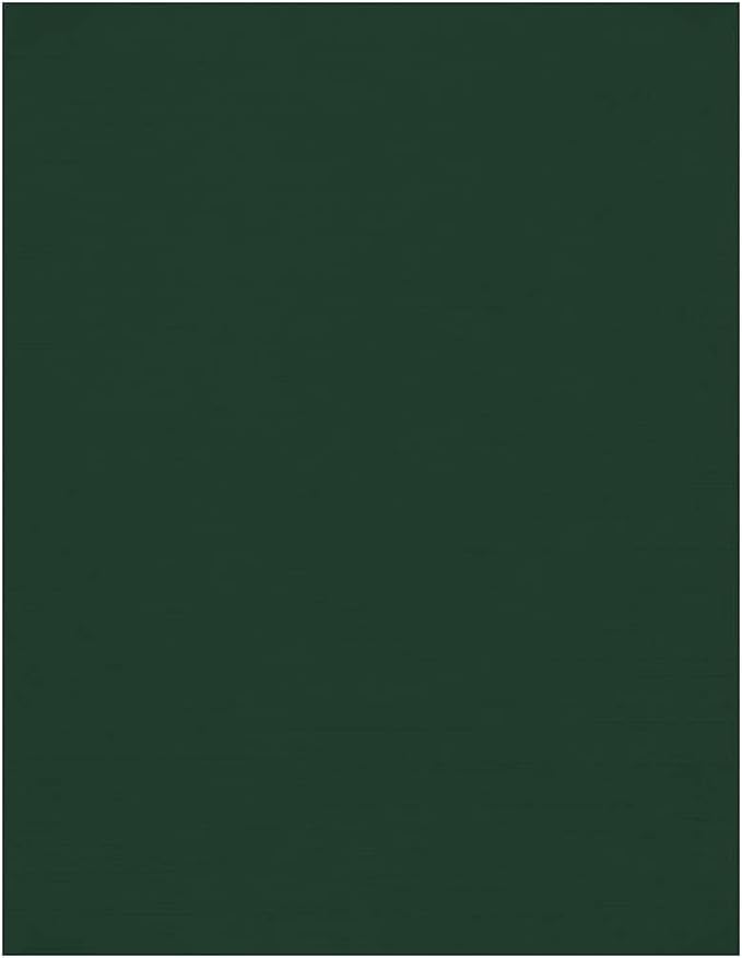 LUXPaper 8.5" x 11" Cardstock | Letter Size | Green Linen | 100lb. Cover | 50 by LUXPaper