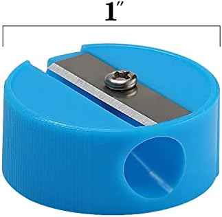 150 Mini Handheld Pencil Sharpeners in Bulk, Portable Colored Manual Sharpeners for Kids & Adults, Teacher Supplies for Classroom & School
