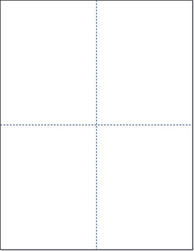 W-2 Forms Blank Paper 4-Up Version"NO Instructions on Back" for Laser and Ink Jet Printer (Forms & Self Seal Envelopes) (100 Sets)