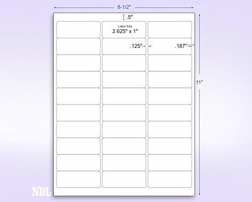 NextDayLabels - 8-1/2 x 11 Neon Color High Light Fluorescent Labels - Image 3