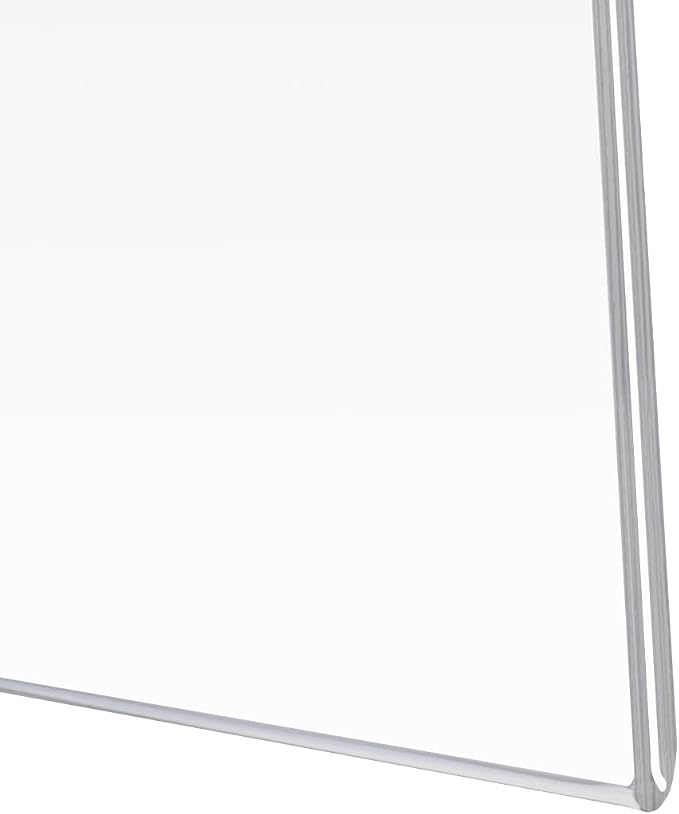 PecMuikee Acrylic Sign Holder 8.5x11, Wall Mount Acrylic Sign Holder and - Image 6