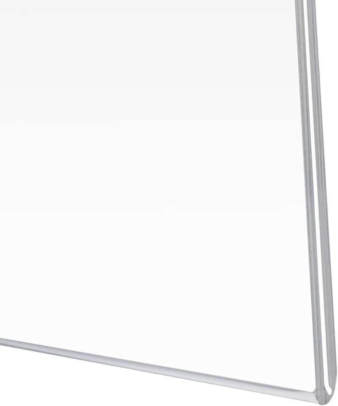 PecMuikee Acrylic Sign Holder 8.5x11, Wall Mount Acrylic Sign Holder and - Image 3