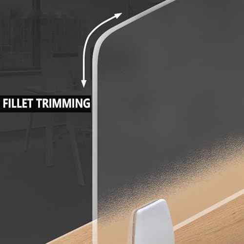 Divider Privacy Panels Acrylic Partitions with Clips Screen Portable Panel,Acrylic Free Standing Screen Privacy Desk Divider