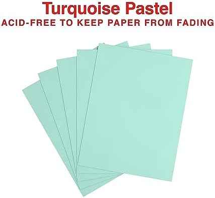 Staples Pastel Color Copy Paper, 8.5x11 Inch, Turquoise, 20 lb.