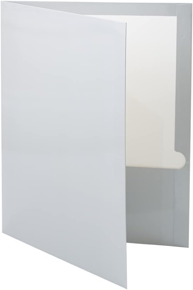 JAM PAPER Laminated Two Pocket Glossy School Folders - Image 3