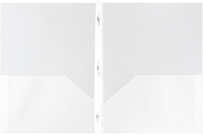 JAM PAPER Plastic 2 Pocket POP Folders - Image 2