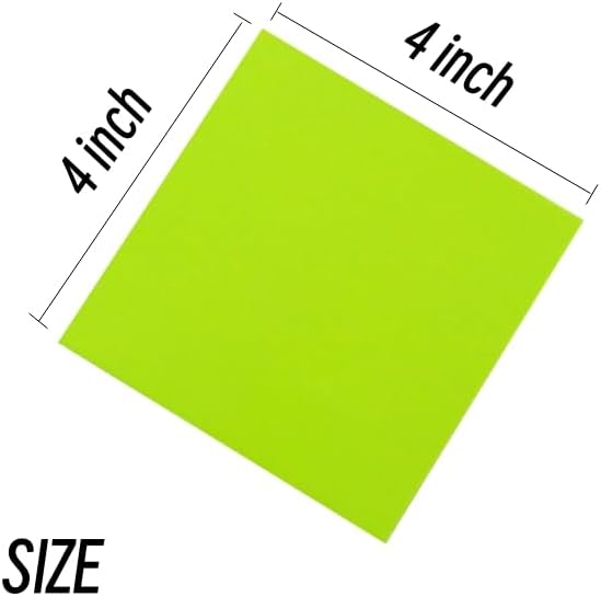Early Buy Sticky Notes 6 Bright Color 6 Pads Self-Stick Notes 4 in x 4 in - Image 3