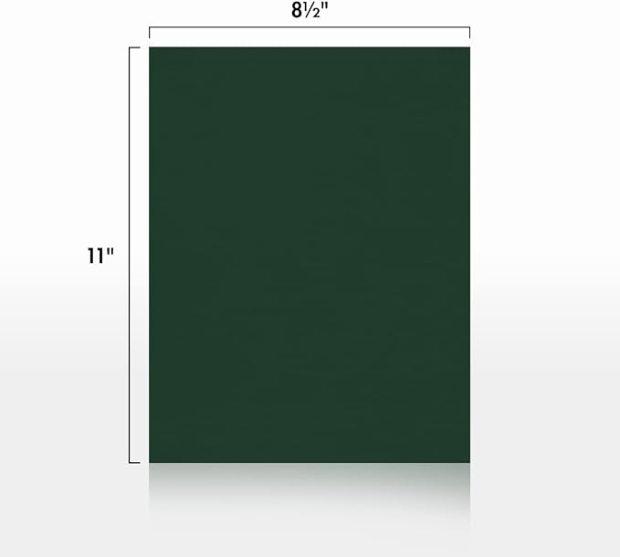 LUXPaper 8.5" x 11" Cardstock | Letter Size | Green Linen | 100lb. Cover | 1 - Image 2