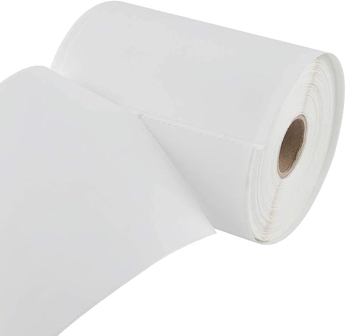 L LIKED 4"x 6" Direct Thermal Labels White Perforated Shipping Label, 250 - Image 5