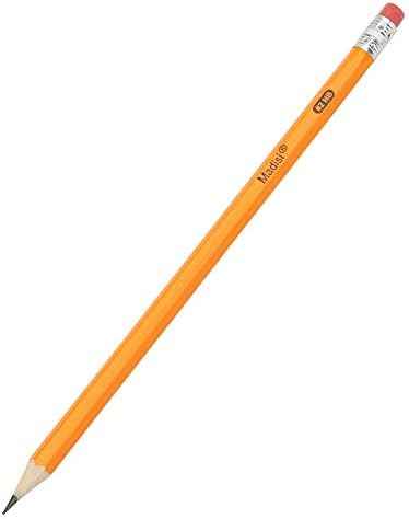Madisi Wood-Cased #2 HB Pencils, Yellow, Pre-sharpened, Bulk Pack, 320 pencils (Pack of 2)