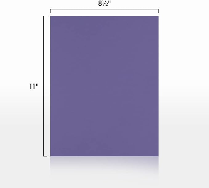 LUXPaper 8.5" x 11" Cardstock | Letter Size | Wisteria Purple | 100lb. Cover | - Image 3