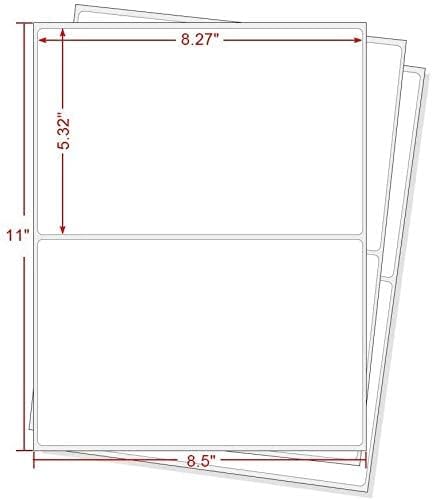 BESTEASY 16000 Round Corner Half Sheet Self Adhesive Shipping Labels - Image 6
