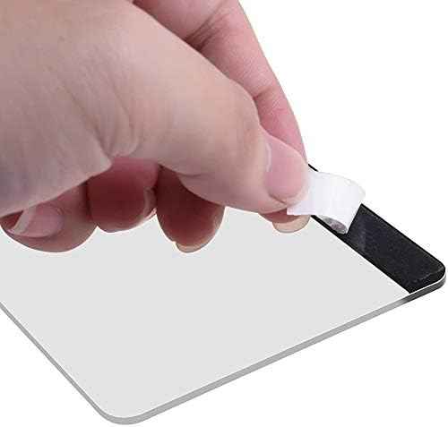BLUECELL Clear Color Acrylic Computer Monitor Screen Memo Message Board Memo Pad Holder Sticky Notes, Right & Left