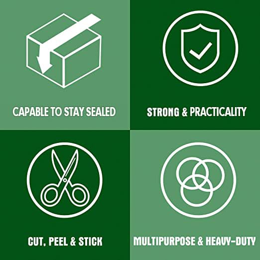 HERKKA Clear Packing Tape, 12 Rolls Heavy Duty Packaging Tape - Image 6