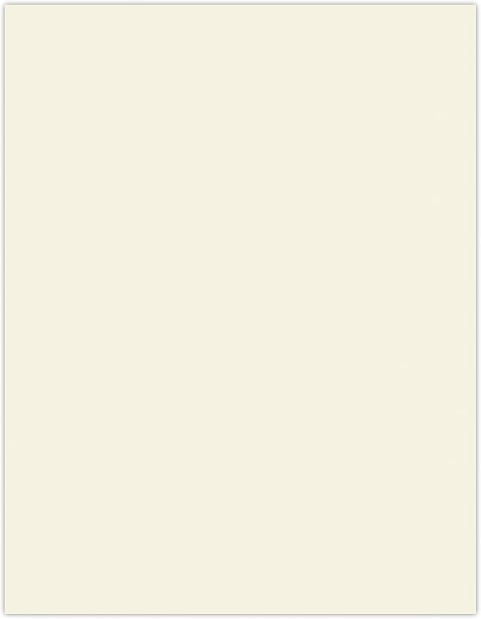 LUXPaper 8.5" x 11" Cardstock | Letter Size | Natural | 80lb. Cover | 50 Qty by LUXPaper