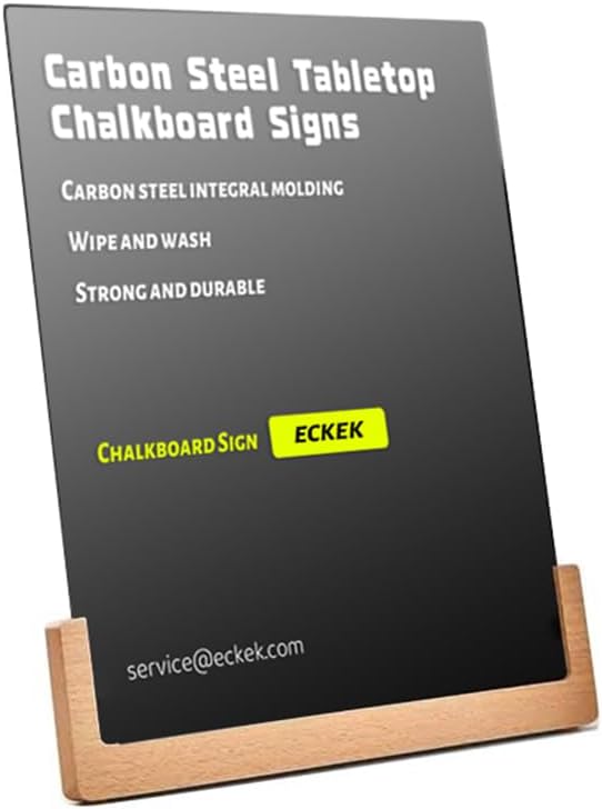 ECKEK Chalkboard Sign Tabletop Chalkboard Signs by ECKEK