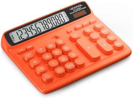 VEWINGL Office Desktop Calculator, 12-Digit Large HD LCD and Big Buttons