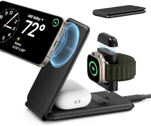 ESR 3 in 1 Wireless Charging Station, Magsafe Charger for iPhone 17-12
