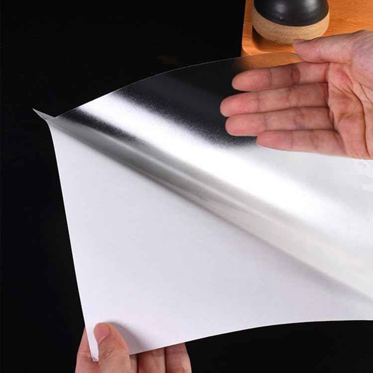Clear Sticker Paper for Inkjet Printer (20 Sheets) - Transparent Glossy 8.5 x 11 - Printable Vinyl Sticker Paper
