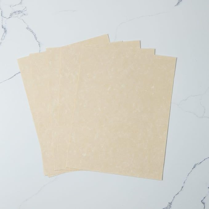 LUXPaper 8.5" x 11" Paper | Letter Size | Cream Parchment | 60lb. Text | 500 Qty - Image 3