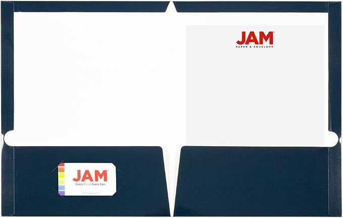 JAM PAPER Laminated Two Pocket Glossy Folders - Image 5