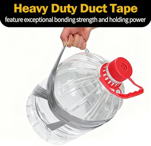 Eliamo 24 Pack Duct Tape, 2 Inch X 720 Yards Heavy Duty Waterproof Silver Duct Tape Bulk, Strong, Easy Tear, No Residue for Indoor Outdoor Repairs, DIY, Crafts