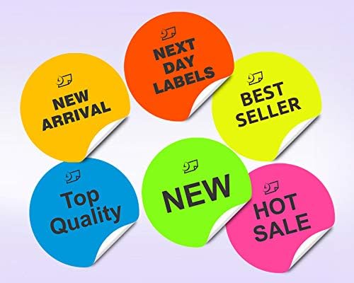 NextDayLabels - 8-1/2 x 11 Neon Color High Light Fluorescent Labels - Image 4
