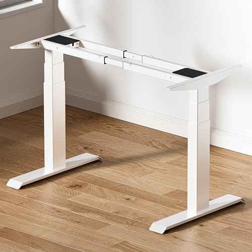 BIZUM Dual Motor 3-Stage Electric Standing Desk Frame,3 Memory Height