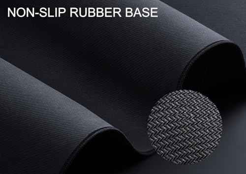 Large Gaming Mouse Pad, XXL Extended Keyboard Mouse Mat with Stitched Edges